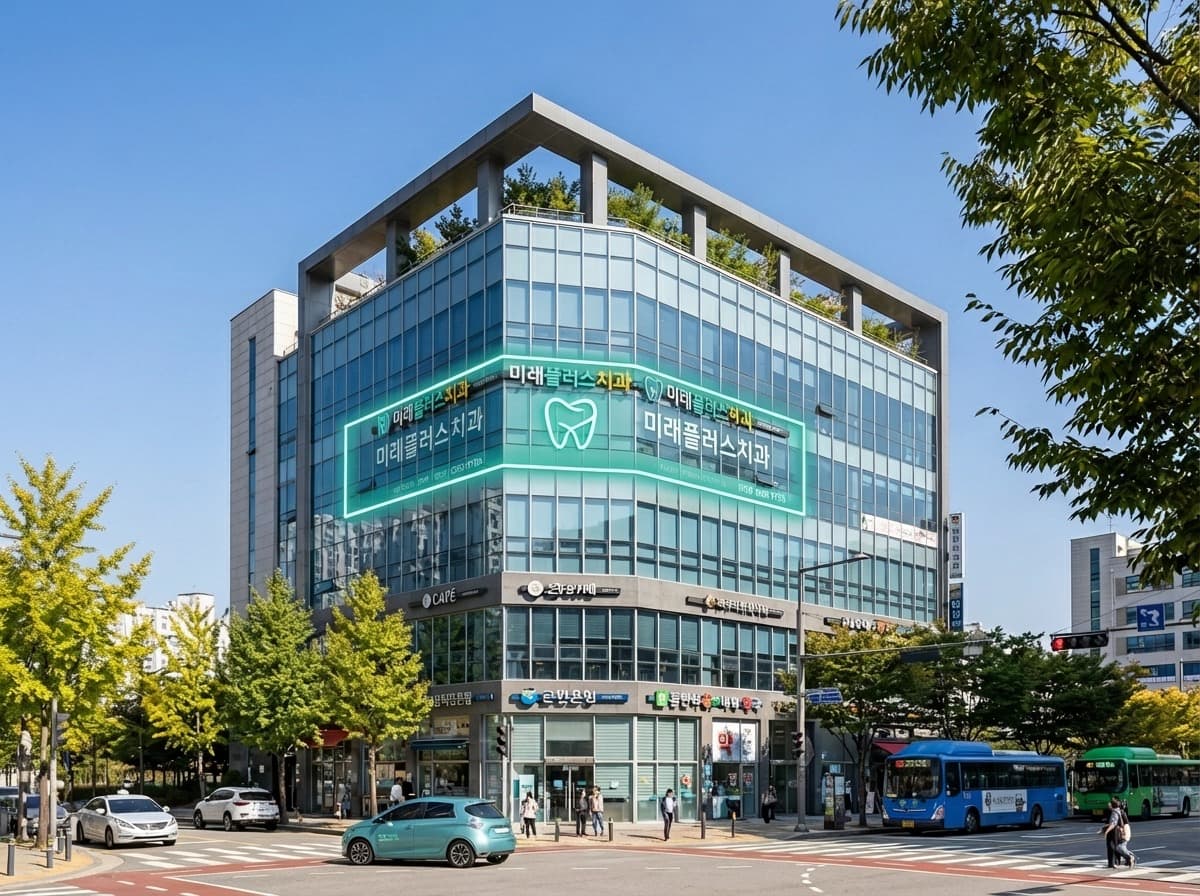 미래플러스치과의원 건물 외관